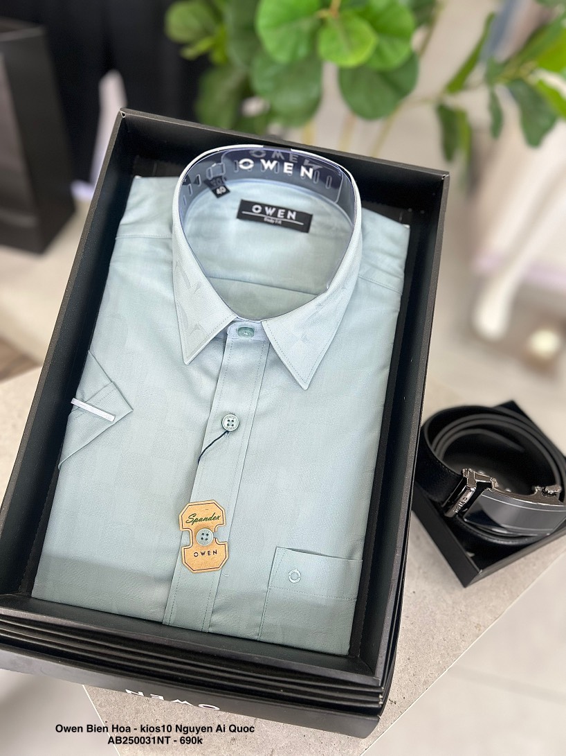 ÁO SƠ MI NGẮN TAY AB250031NT