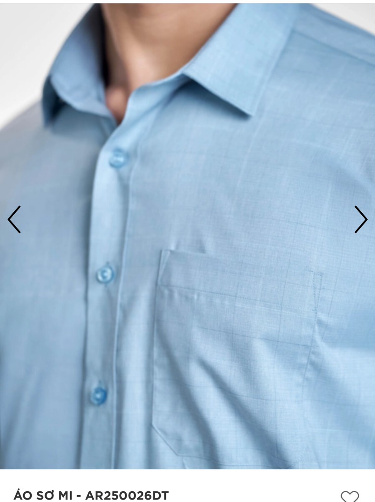 ÁO SƠ MI DÀI TAY AR250026DT