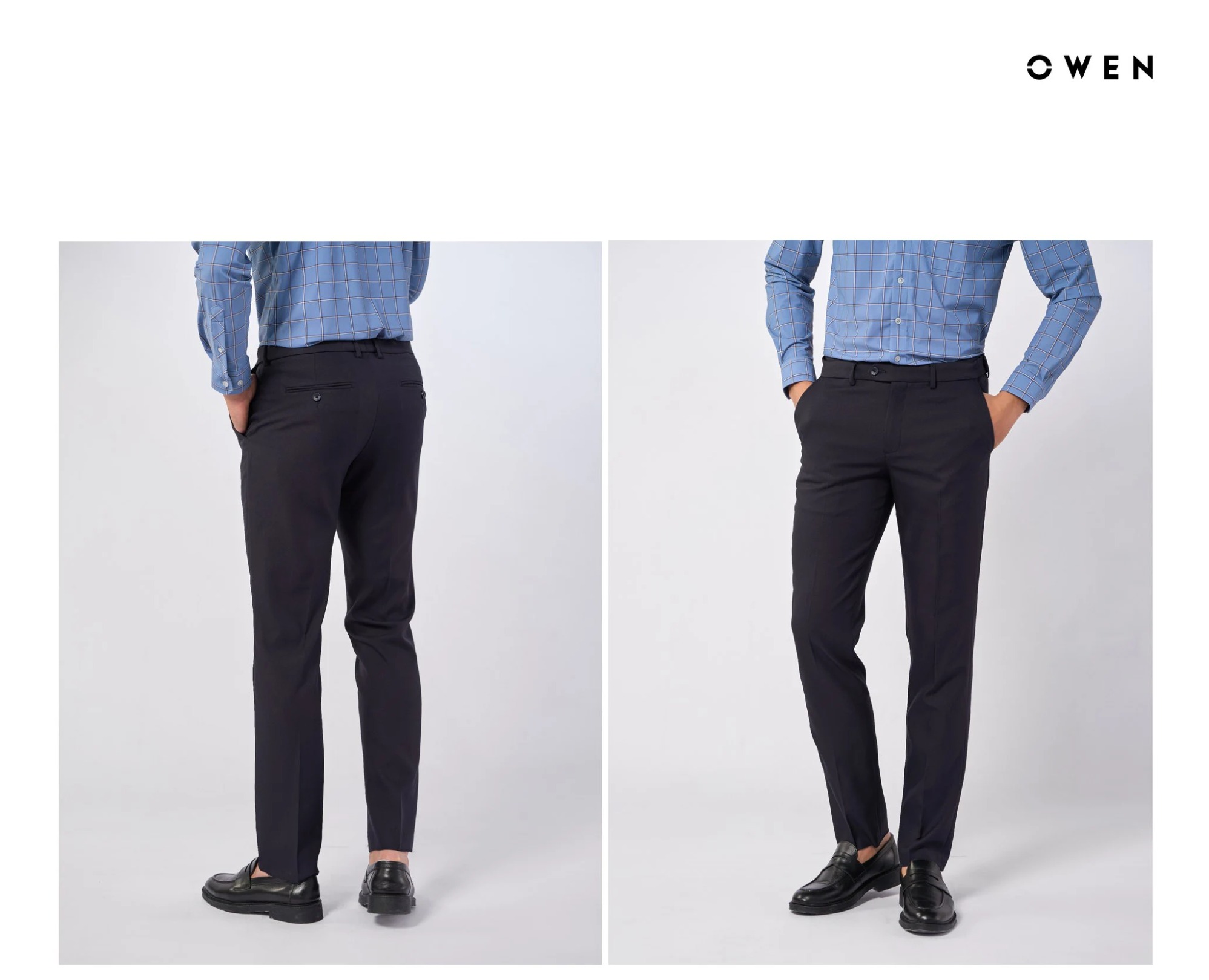 QUẦN TÂY ĐEN NANO QRT242841R