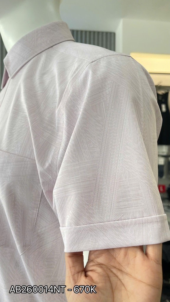 ÁO SƠ MI NGẮN TAY AB260014NT