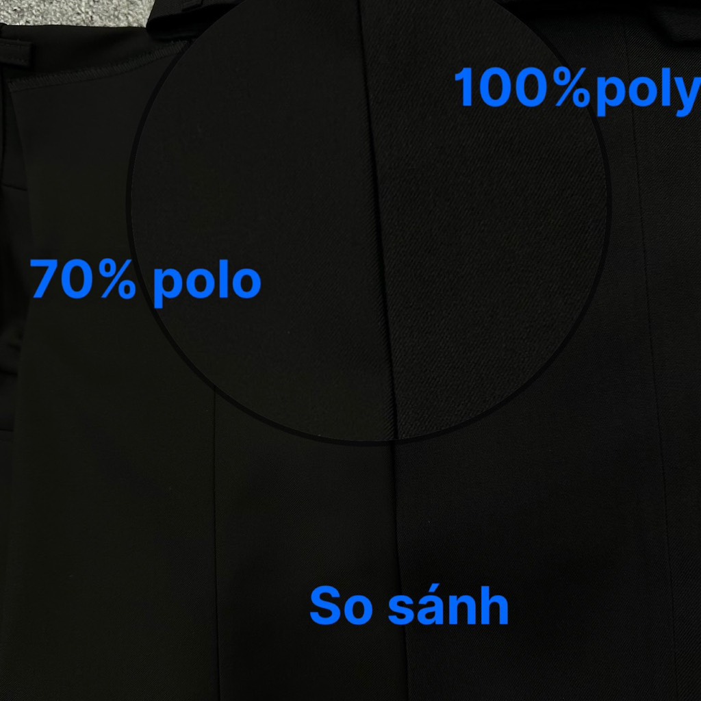 QUẦN TÂY ĐEN POLY QS252477