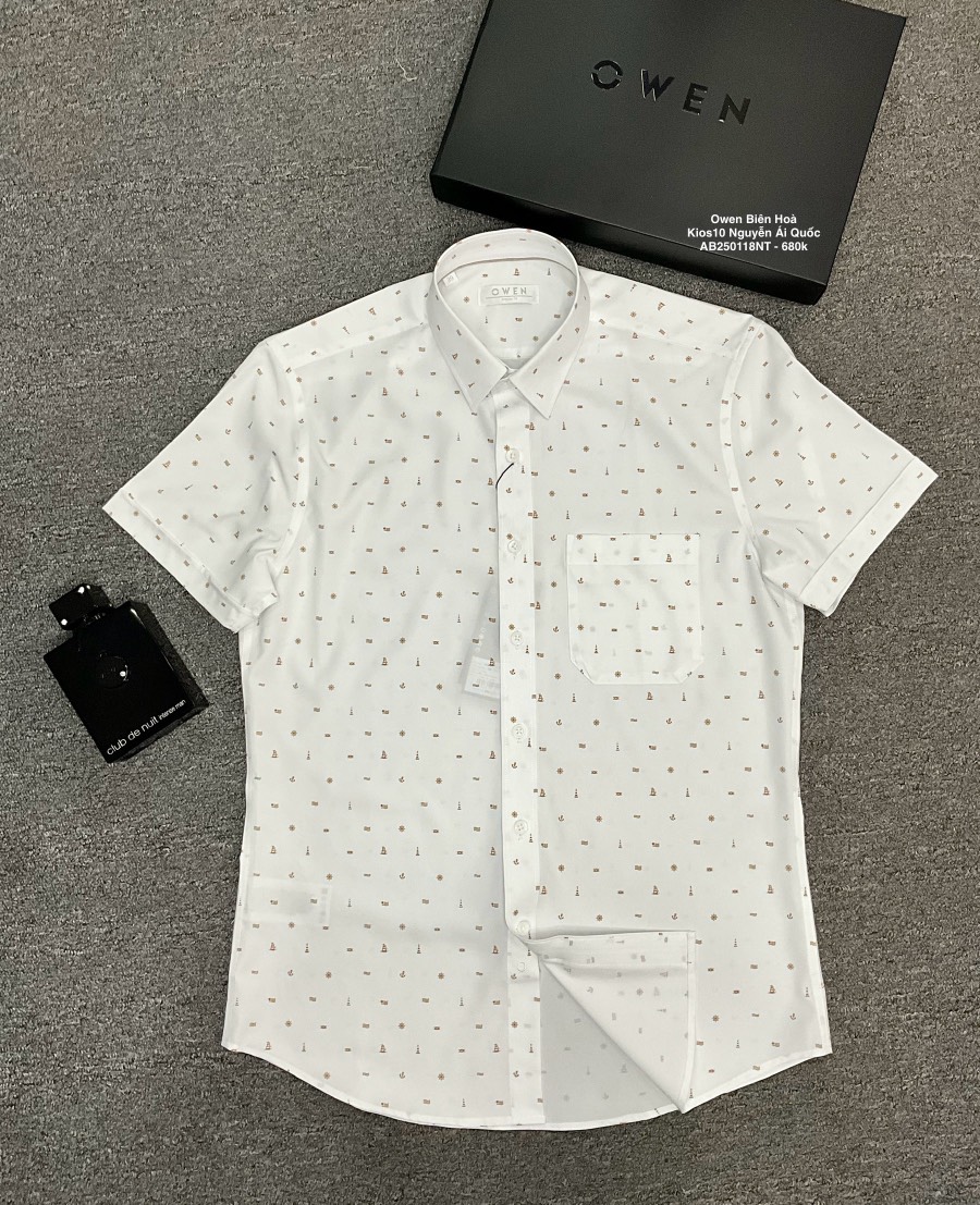 ÁO SƠ MI NGẮN TAY AB250118NT