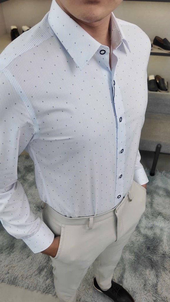 ÁO SƠ MI DÀI TAY AS260096D