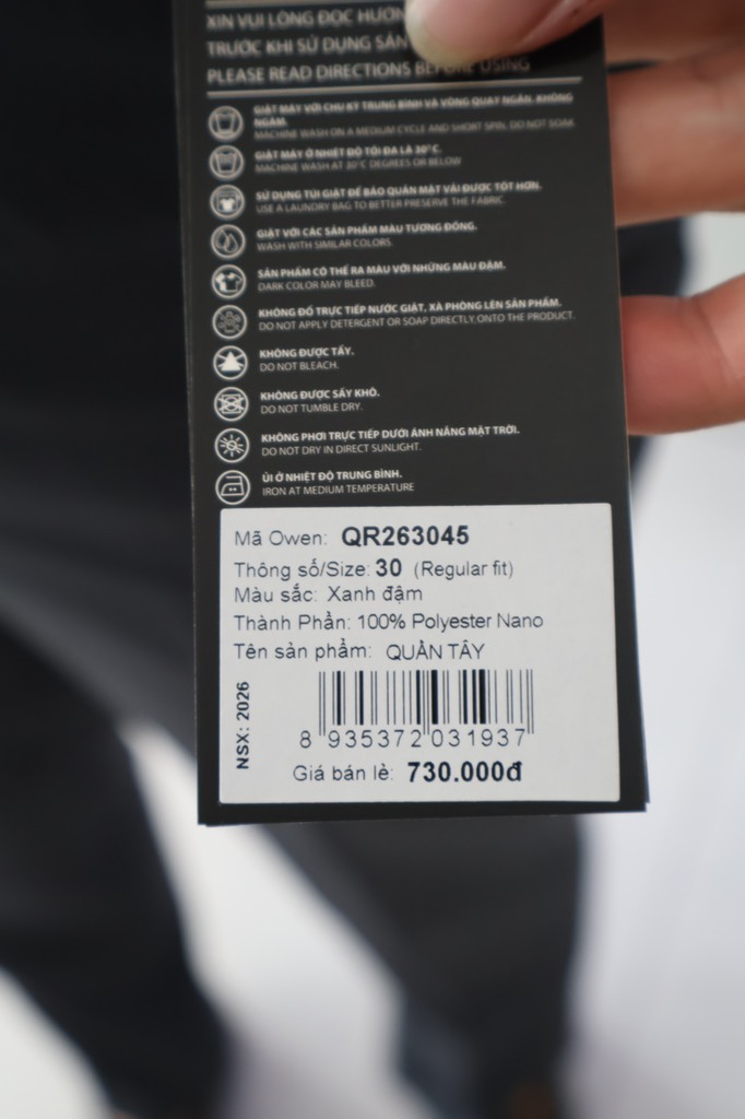 QUẦN TÂY QST263064