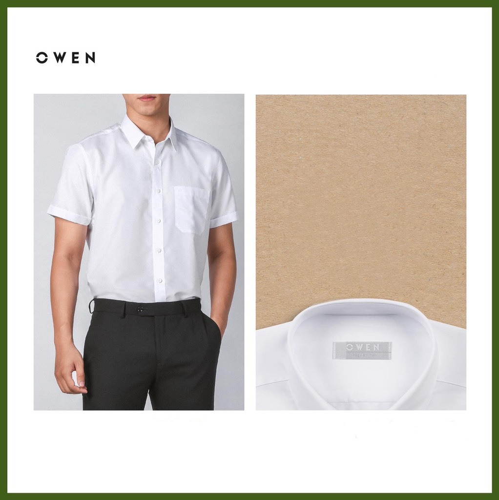 ÁO SƠ MI TRẮNG NGẮN TAY MODAL CÓ TÚI AR240102NT