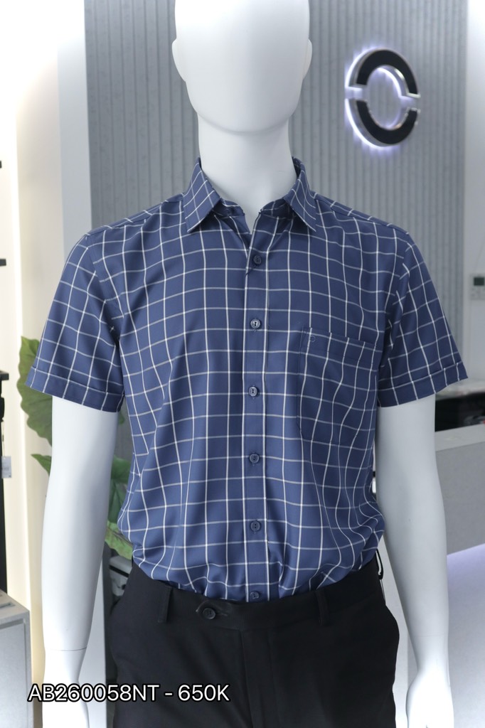 ÁO SƠ MI NGẮN TAY AB260058NT
