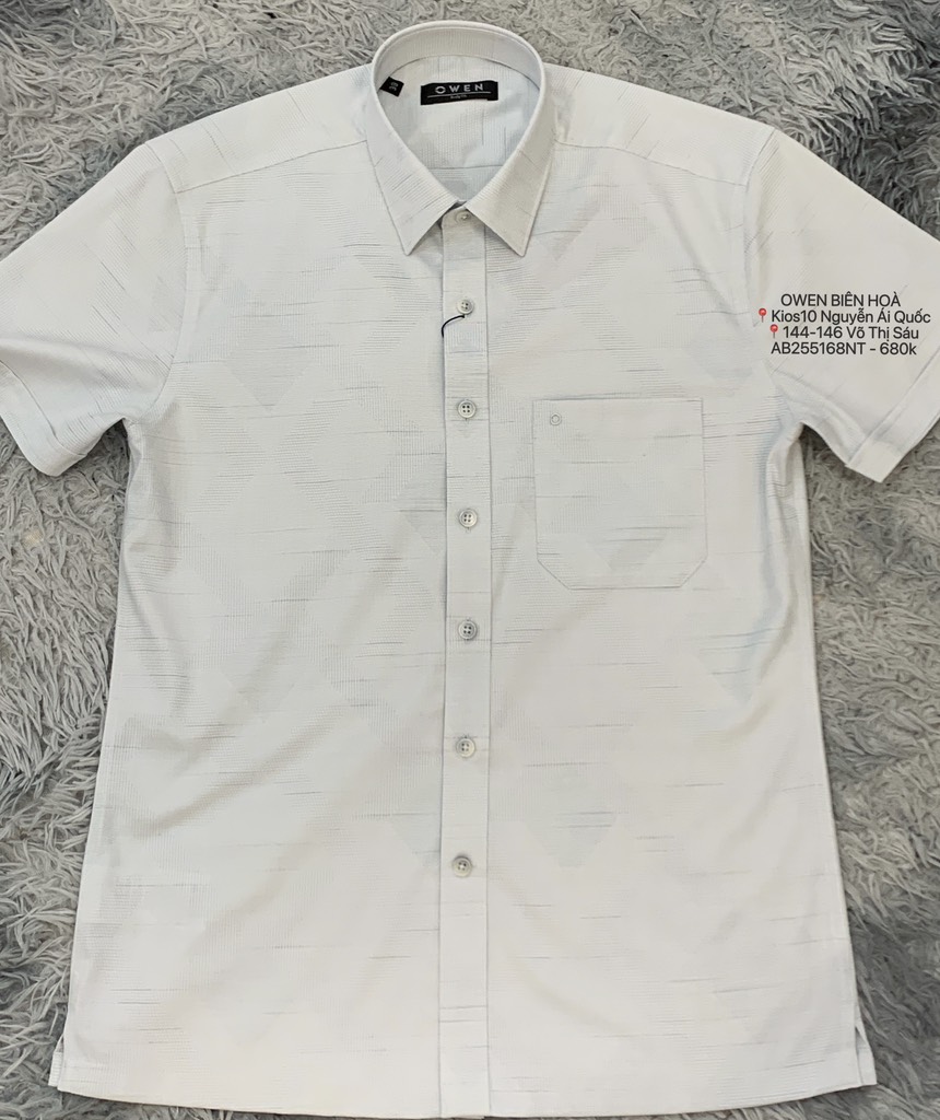 ÁO SƠ MI NGẮN TAY AB255168NT