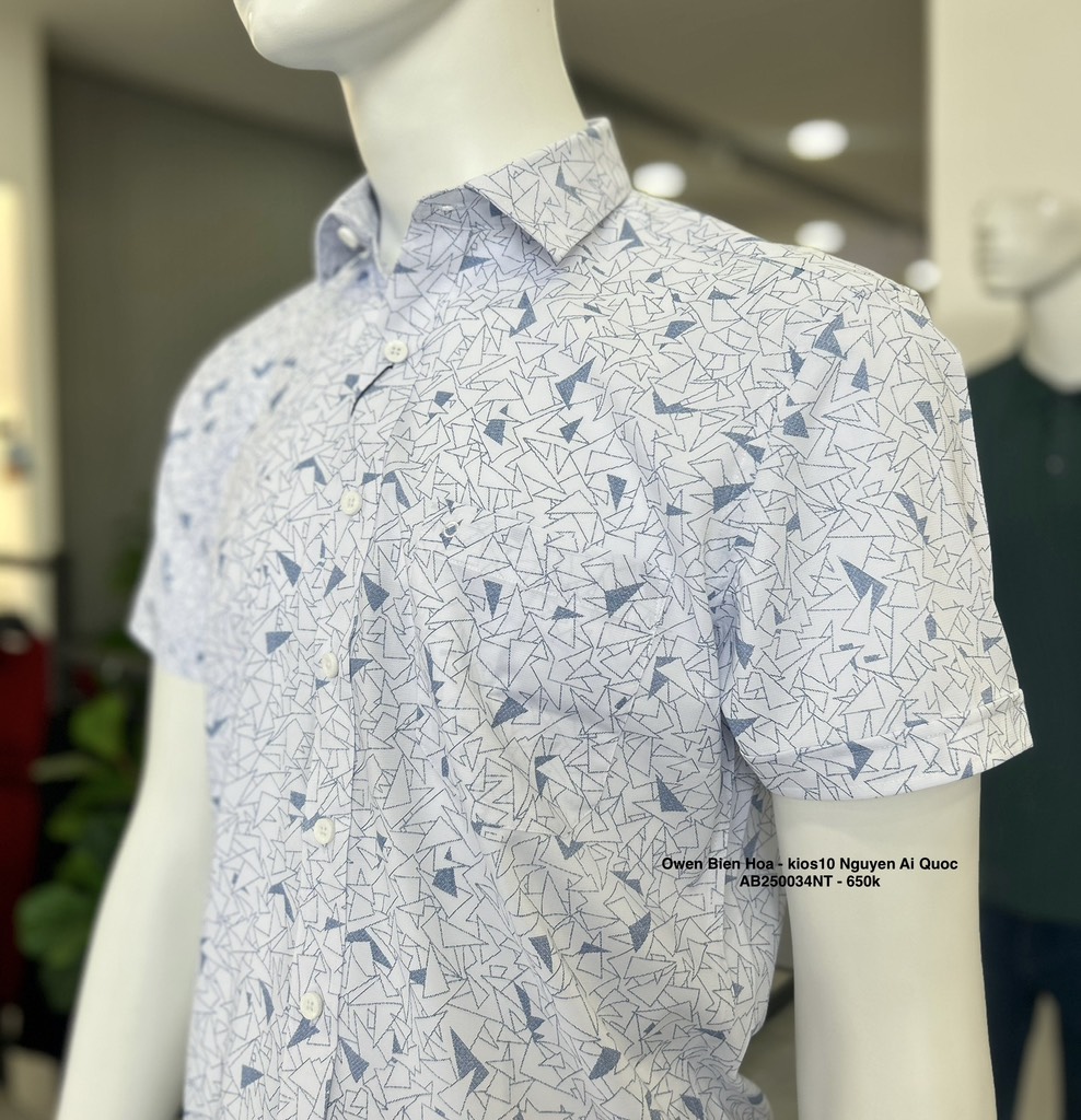 ÁO SƠ MI NGẮN TAY AB250034NT