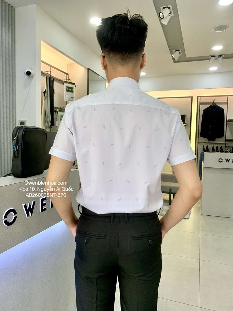ÁO SƠ MI NGẮN TAY AB260038NT