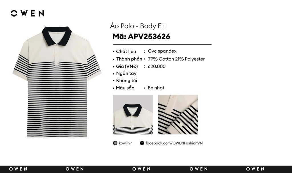 ÁO THUN POLO APV253626
