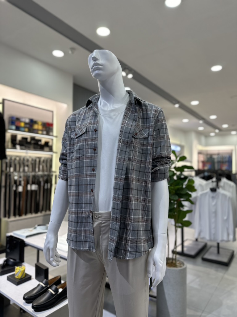 ÁO SƠ MI DÀI TAY AJ255051DT