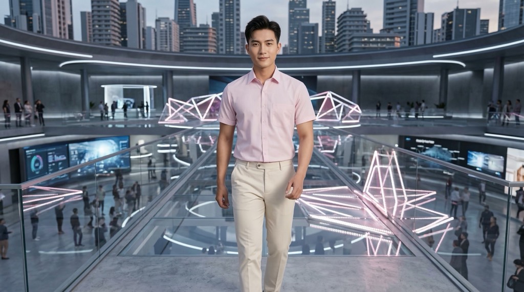 ÁO SƠ MI NGẮN TAY AB255129NT
