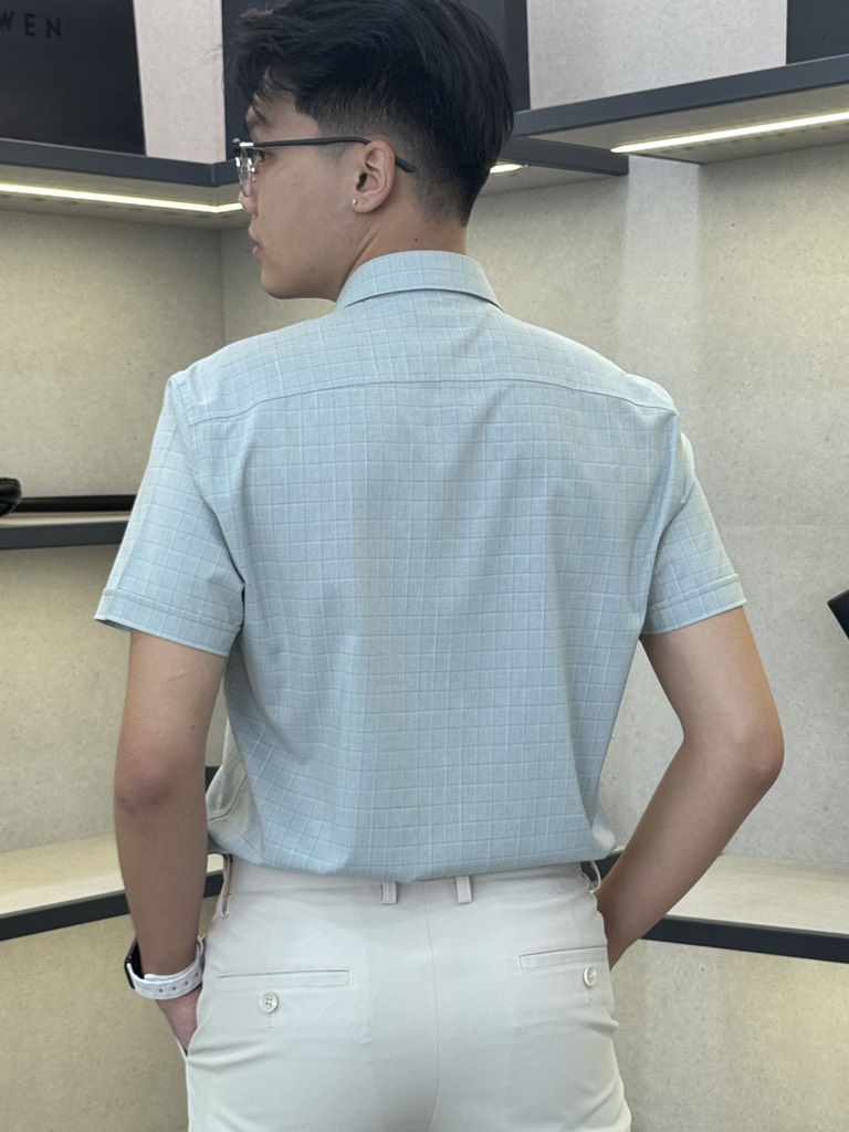 ÁO SƠ MI NGẮN TAY AB250455NT