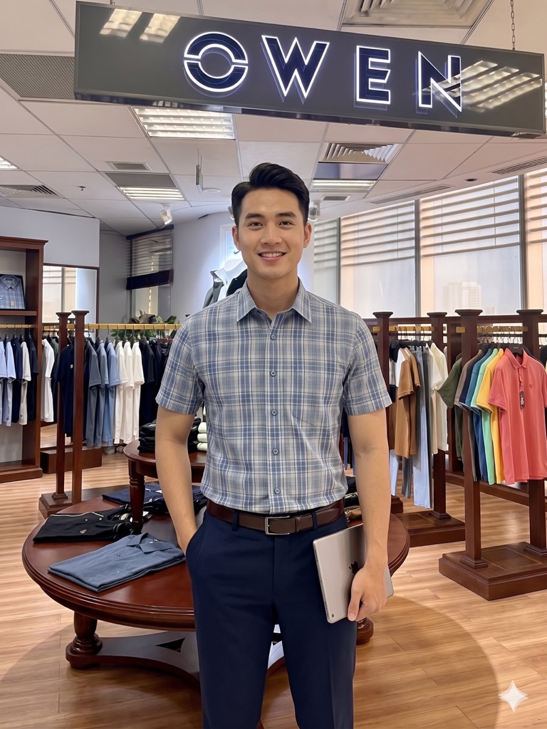 ÁO SƠ MI NGẮN TAY AB260073NT