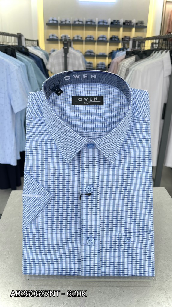 ÁO SƠ MI NGẮN TAY AB260637NT