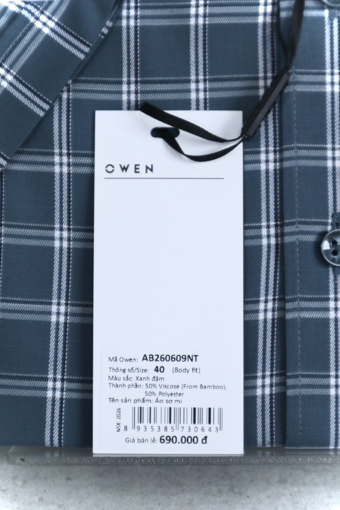 ÁO SƠ MI NGẮN TAY AB260609NT