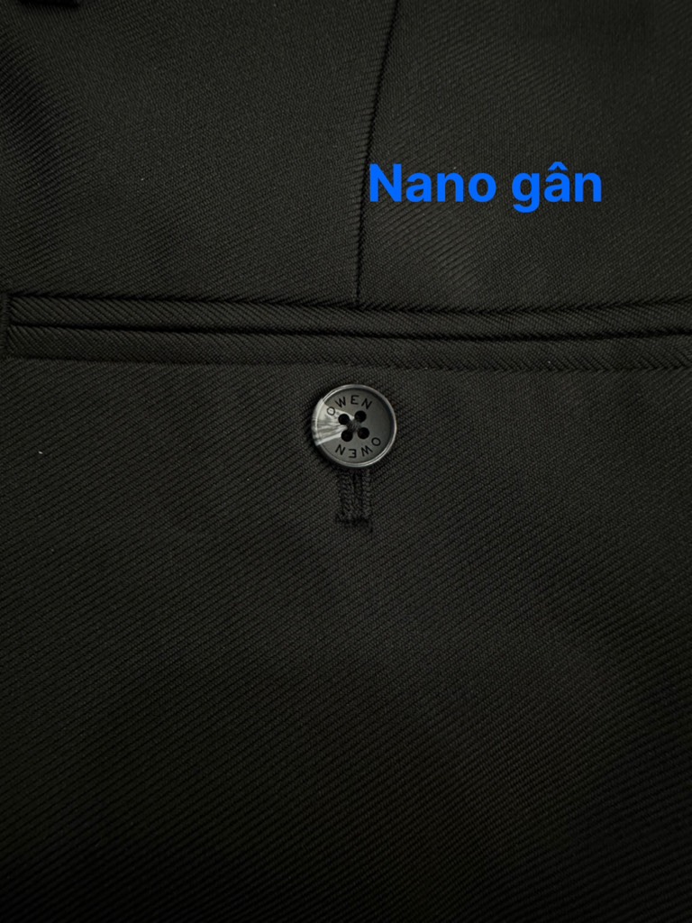 QUẦN TÂY ĐEN NANO GÂN QS231829