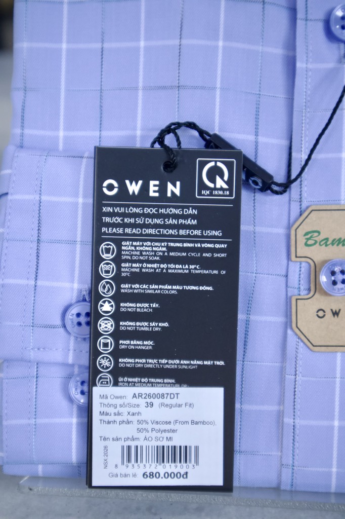 ÁO SƠ MI DÀI TAY AR260087DT