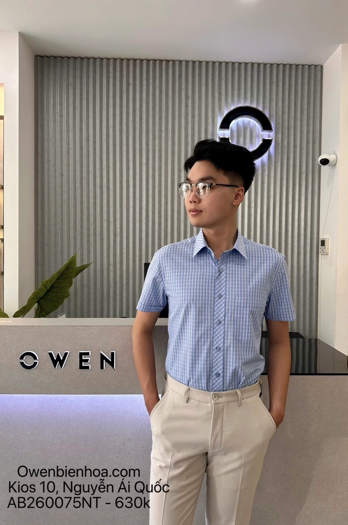 ÁO SƠ MI NGẮN TAY AB260075NT