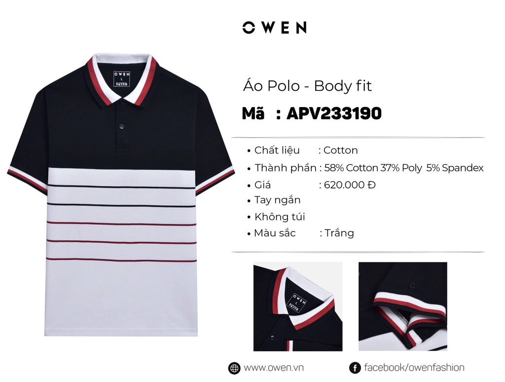 ÁO THUN POLO APV233190