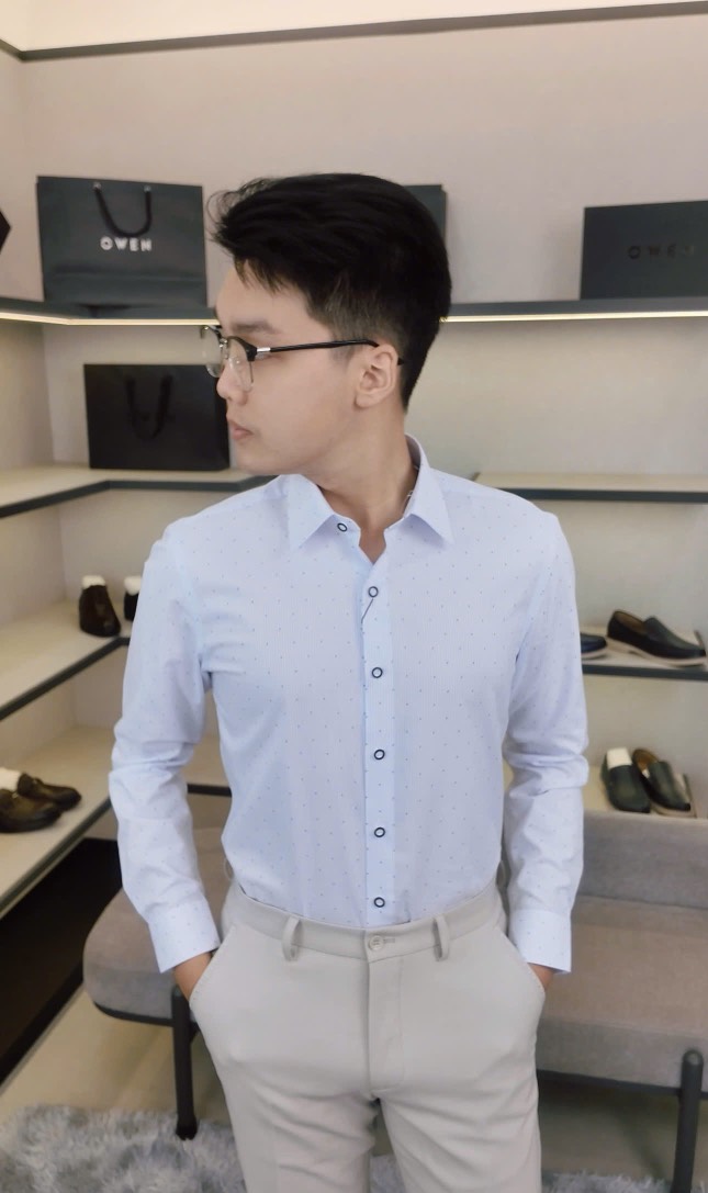 ÁO SƠ MI DÀI TAY AS260096D