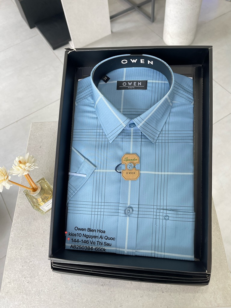 ÁO SƠ MI NGẮN TAY AB250384NT