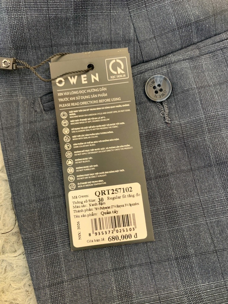 QUẦN TÂY QRT257102