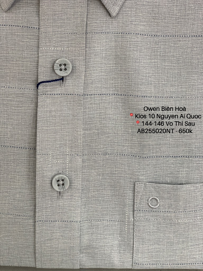 ÁO SƠ MI NGẮN TAY AB255020NT