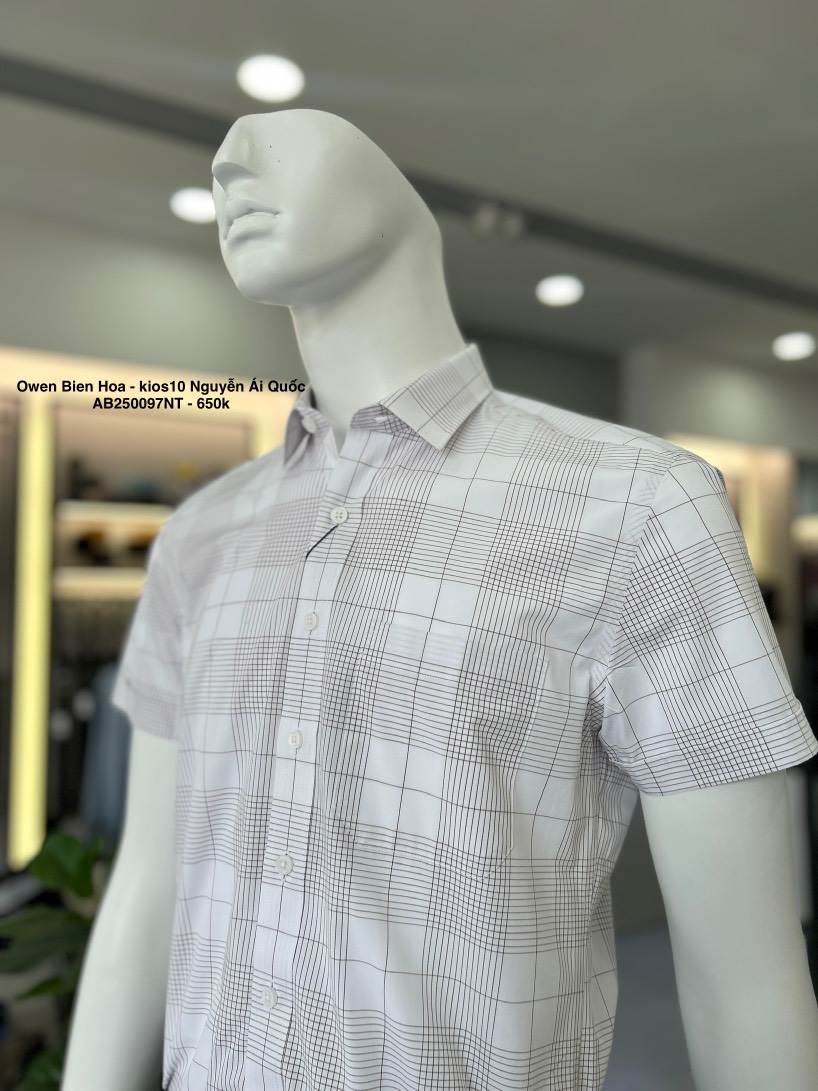 ÁO SƠ MI NGẮN TAY AB250097NT