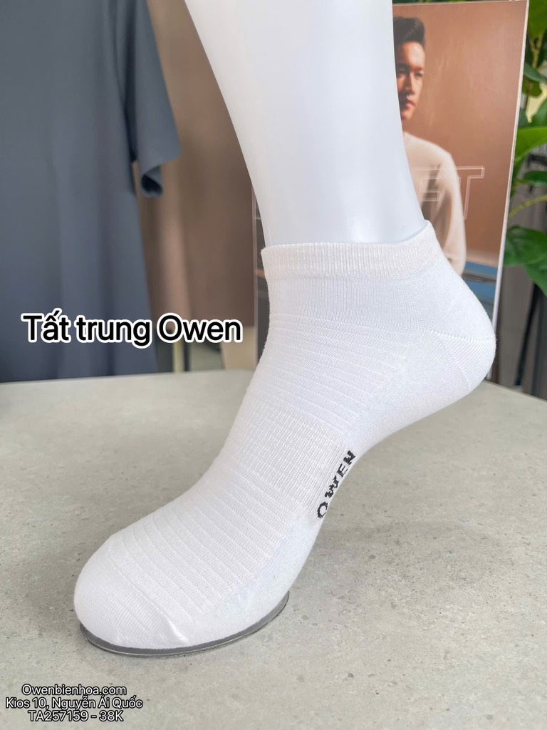 TẤT CỔ NGẮN TRẮNG TA257159