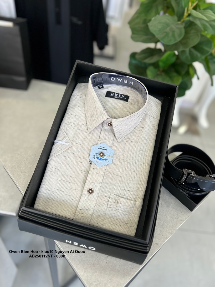 ÁO SƠ MI NGẮN TAY AR250112NT