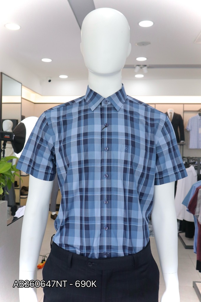 ÁO SƠ MI NGẮN TAY AB260647NT