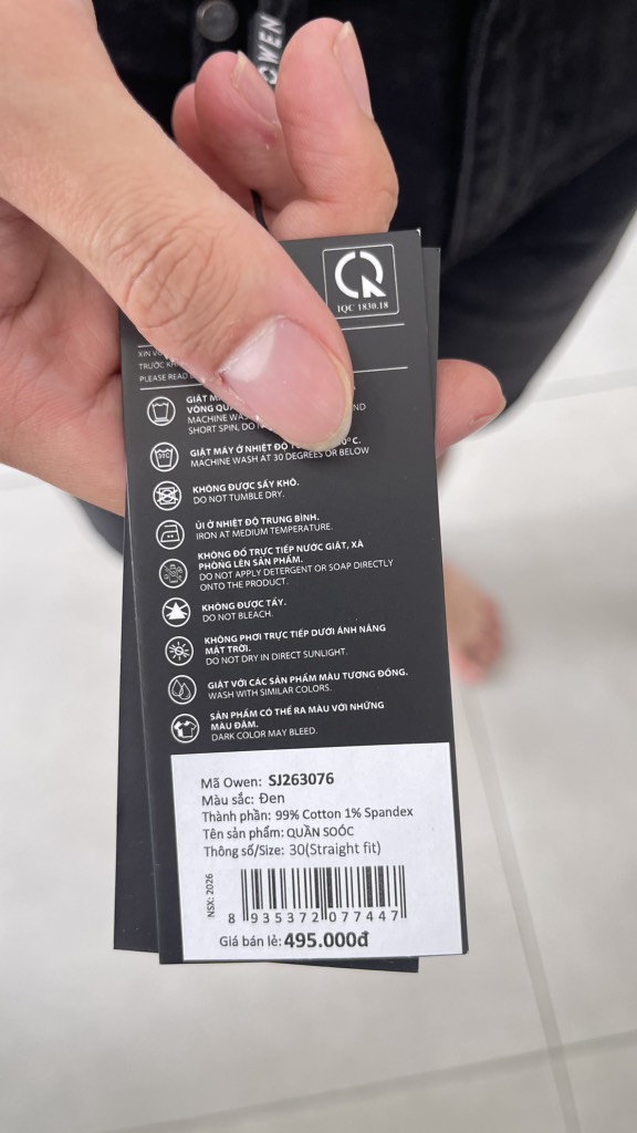 QUẦN SHORT JEAN SJ263076