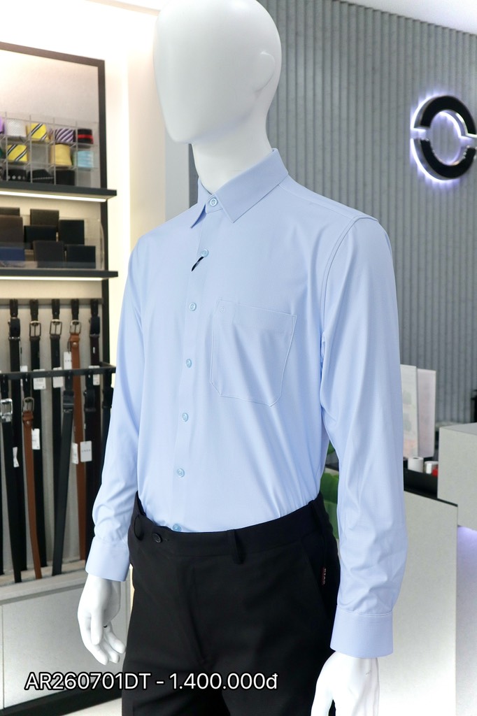 ÁO SƠ MI DÀI TAY AR260701DT