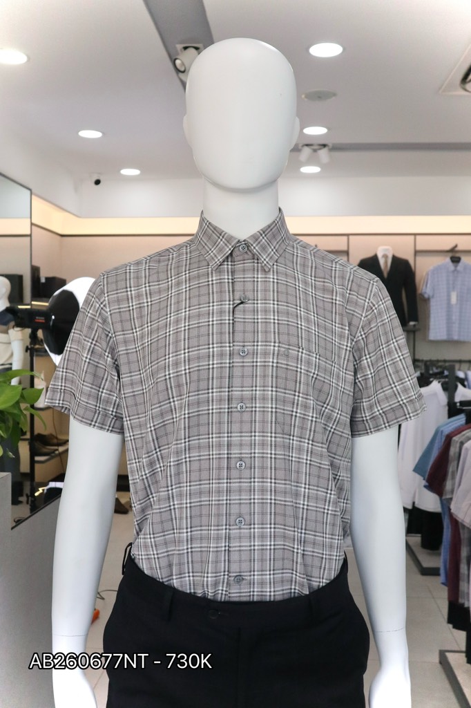ÁO SƠ MI NGẮN TAY AB260677NT