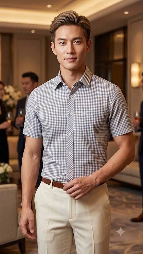 ÁO SƠ MI NGẮN TAY AR260017NT