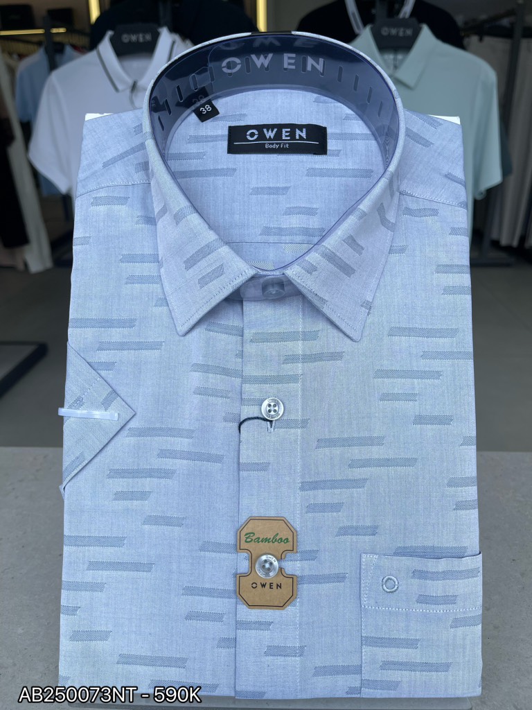 ÁO SƠ MI NGẮN TAY AB250073NT