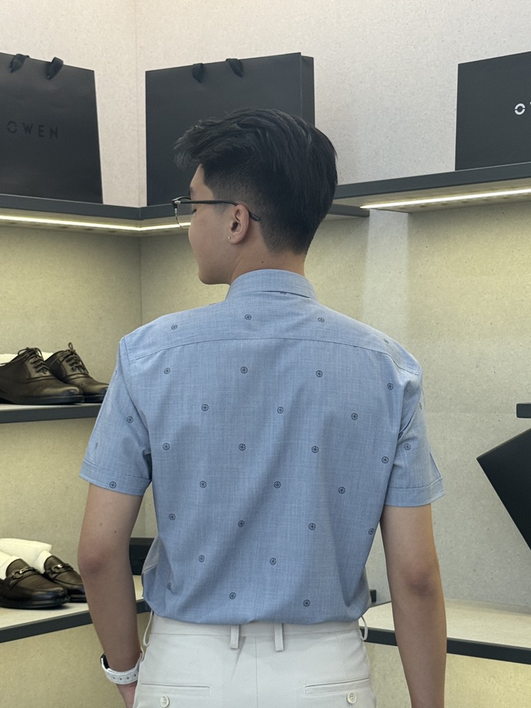 ÁO SƠ MI NGẮN TAY AB255127NT