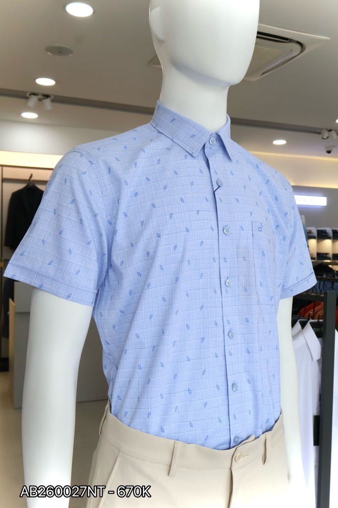 ÁO SƠ MI NGẮN TAY AB260027NT