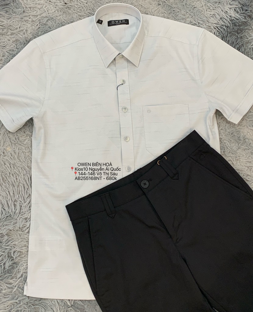 ÁO SƠ MI NGẮN TAY AB255168NT