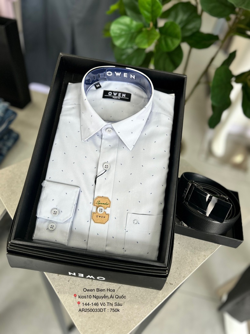 ÁO SƠ MI DÀI TAY AR250033DT