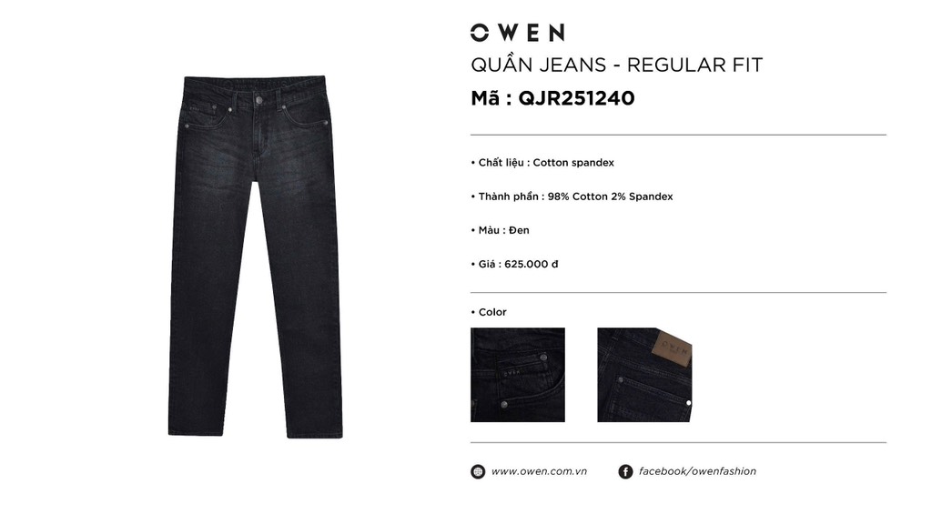 QUẦN JEAN QJR251240