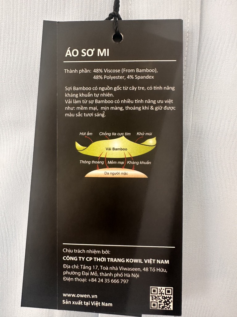 ÁO SƠ MI DÀI TAY AR261044DT