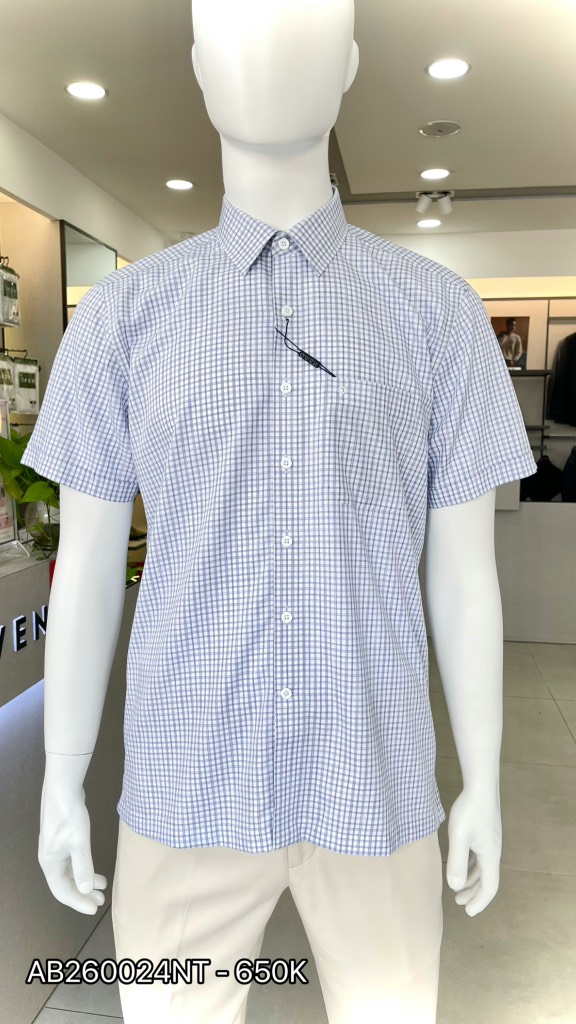 ÁO SƠ MI NGẮN TAY AB260024NT