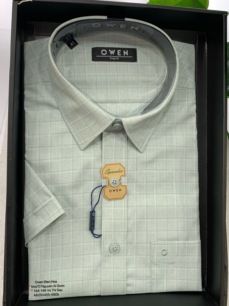 ÁO SƠ MI NGẮN TAY AB250455NT