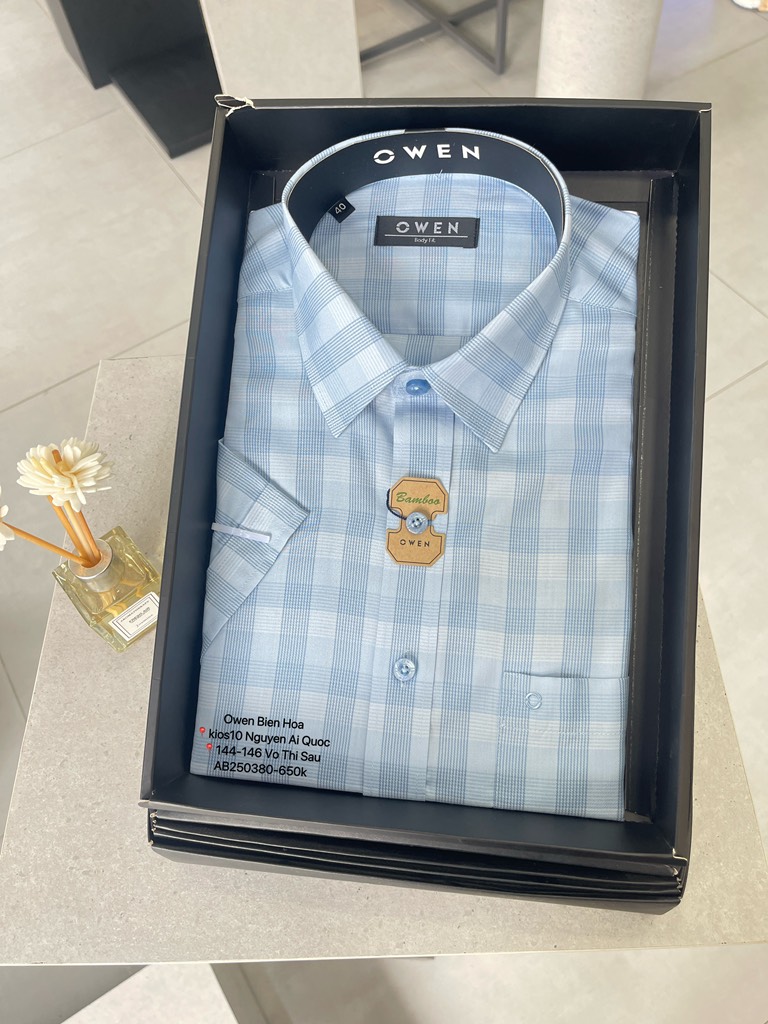 ÁO SƠ MI NGẮN TAY AB250380NT