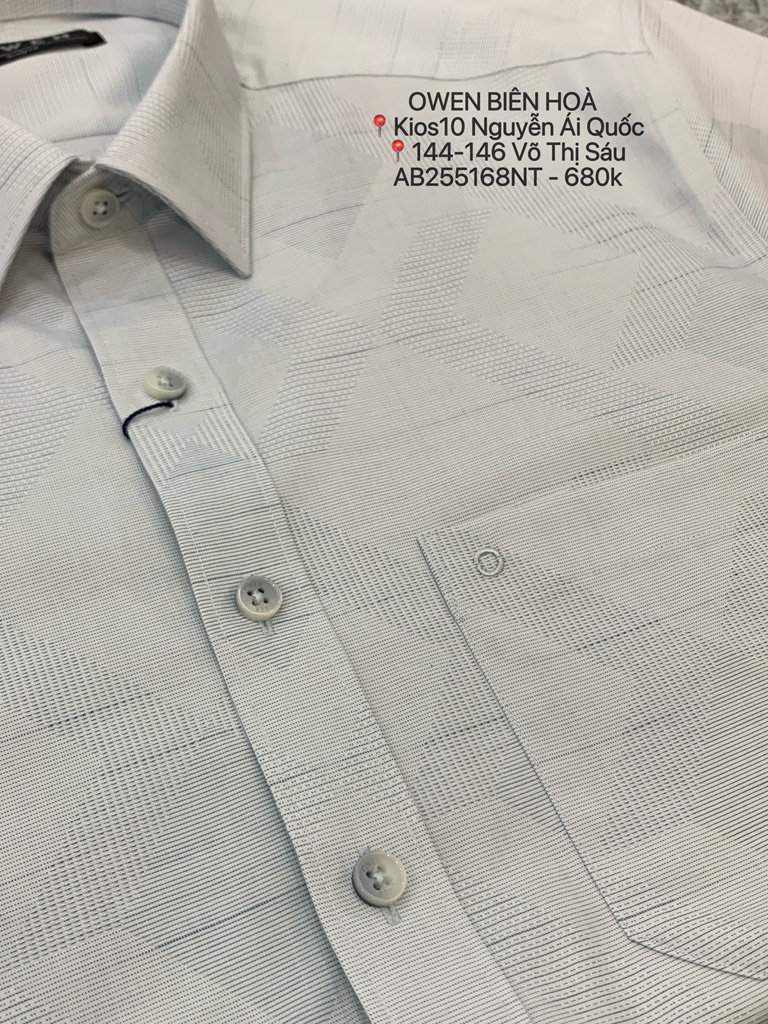 ÁO SƠ MI NGẮN TAY AB255168NT