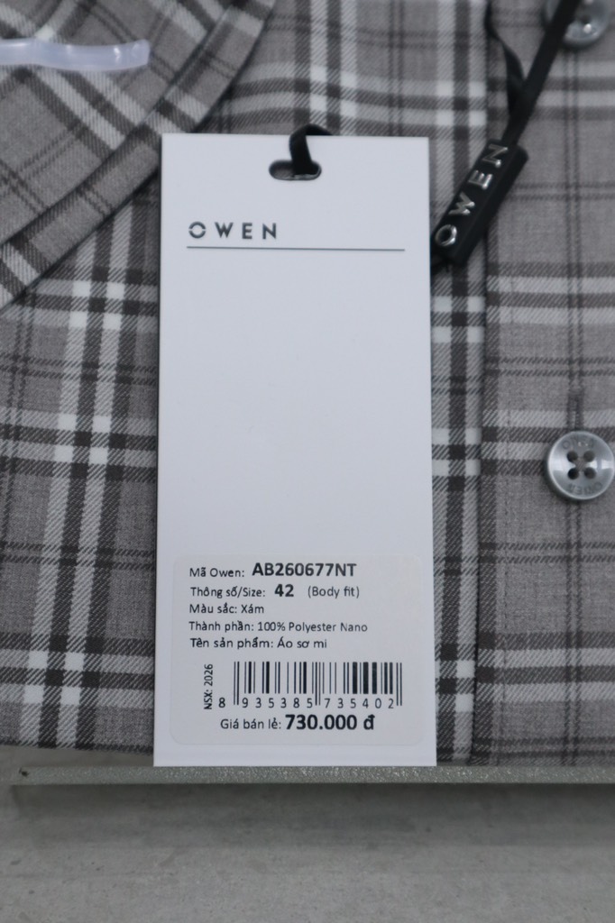 ÁO SƠ MI NGẮN TAY AB260677NT