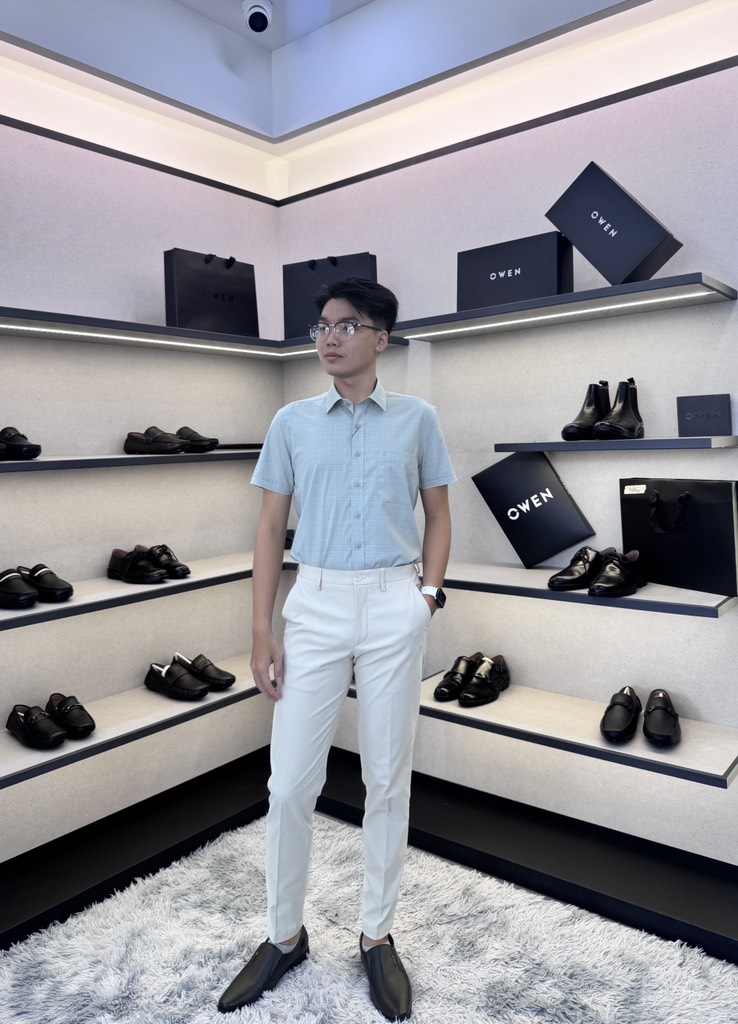 ÁO SƠ MI NGẮN TAY AB250455NT