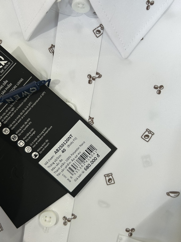 ÁO SƠ MI NGẮN TAY AB250120NT